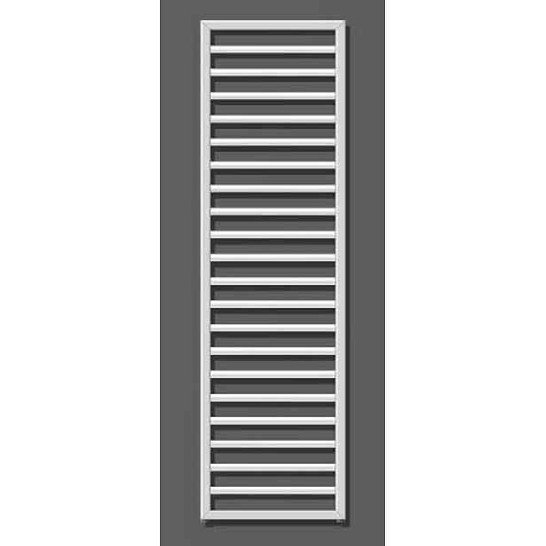 Zehnder Subway - Koupelnový radiátor 155x45 cm, rovný, středové připojení 5 cm, bílý lak SUB-150-045