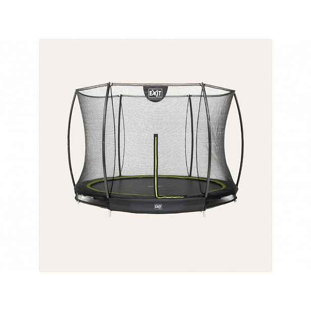 EXIT Toys Trampolína do země s ochrannou sítí - 244 cm