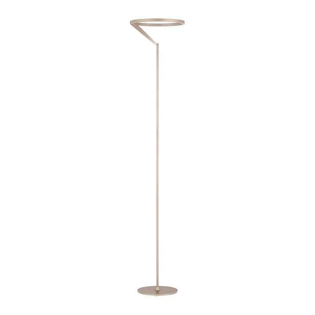 Hliníková LED stmívatelná stojací lampa v růžovo zlaté barvě (výška 168 cm) Tilia – Nova Luce