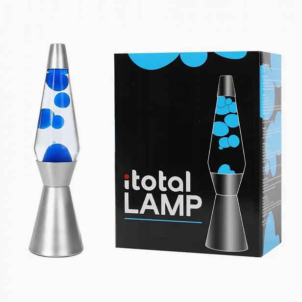 Lávová lampa magma Lava Lawa lampička XL1784 Modrá Blue magmatová 36cm itot