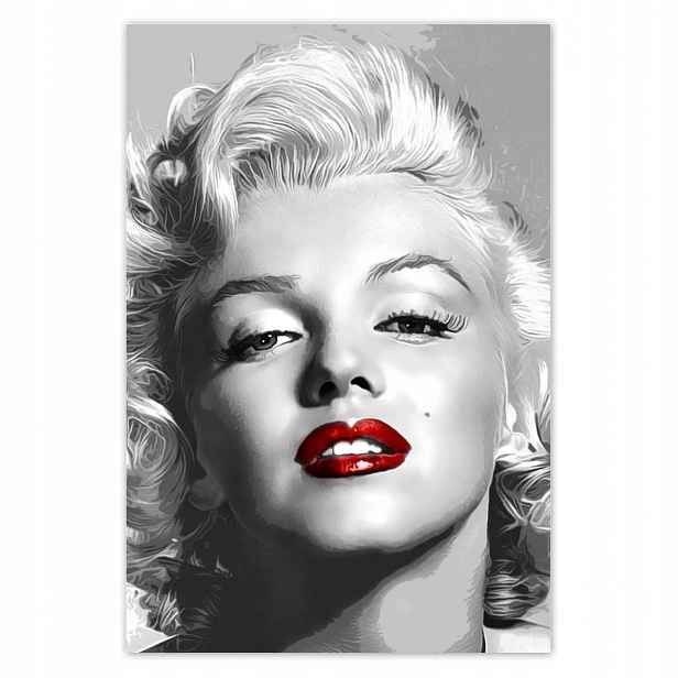 Plakáty 125x185 Monroe Červené rty