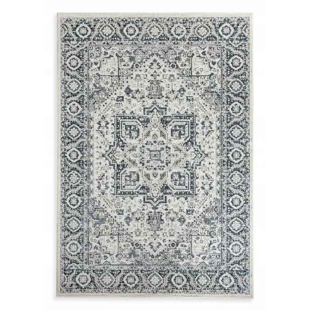 Koberec 120x170 Elora Ornament krémový designový modrý