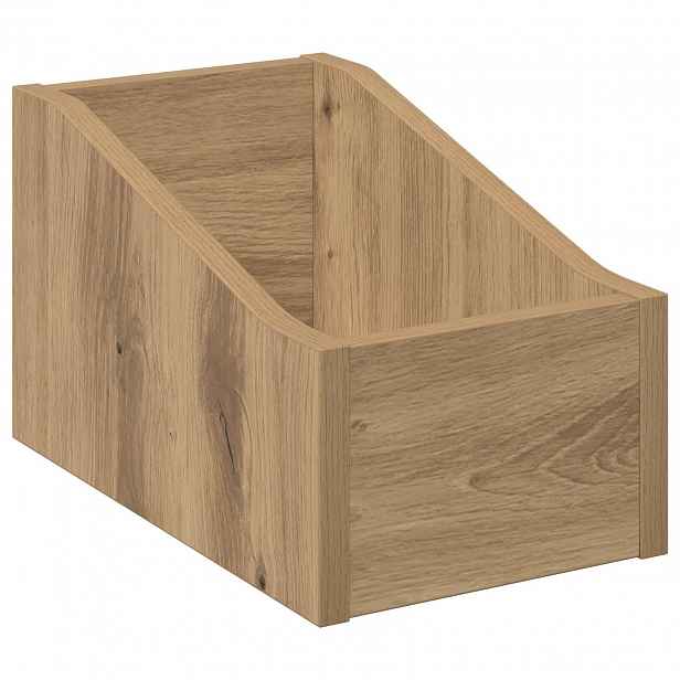 vidaXL Krabice na LP desky Dub artisan 18 x 32 x 18 cm