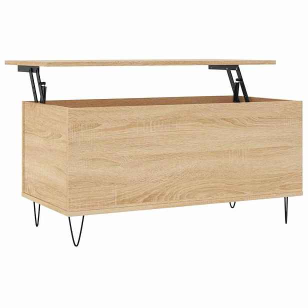 vidaXL Konferenční stolek dub sonoma 90x44,5x45 cm kompozitní dřevo