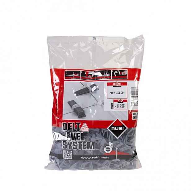 Rubi Delta spony 1 mm leveling system 400 ks R2839