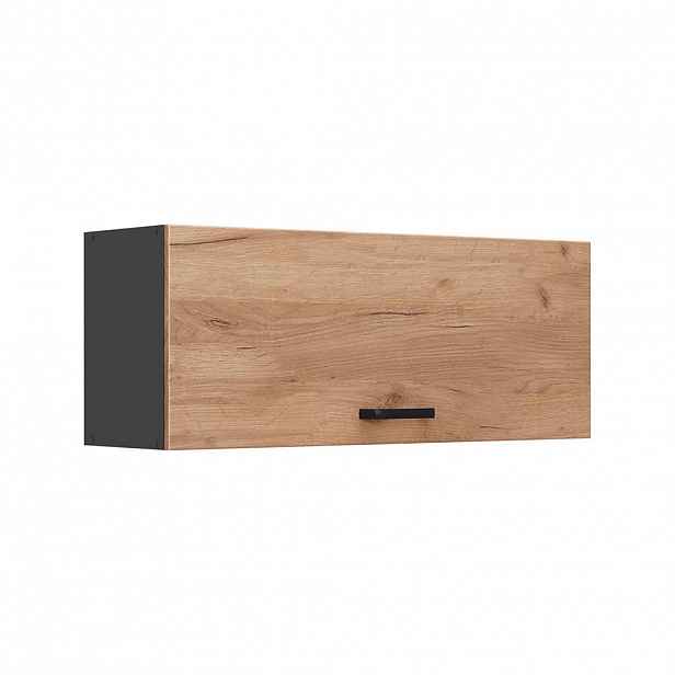 Vicco VĚŠÁK NA STĚNU R-Line, Zlatý mocný dub/Antracit, 100 cm Plochý