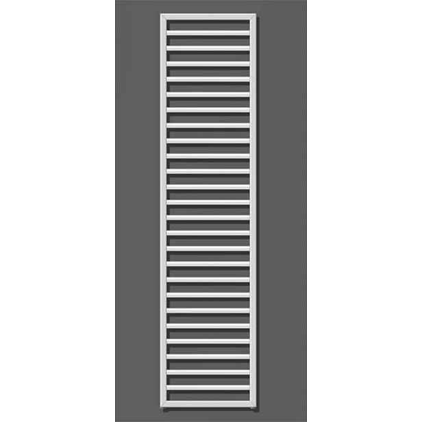 Zehnder Subway - Koupelnový radiátor 184x45 cm, rovný, středové připojení 5 cm, bílý lak SUB-180-045
