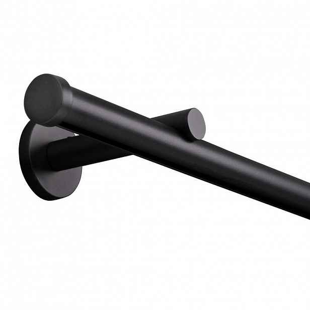 Deco-Raum GARDÍNOVÁ tyč s vnitřním vedením, jednodráhová, moderní koncovka, 90 cm
