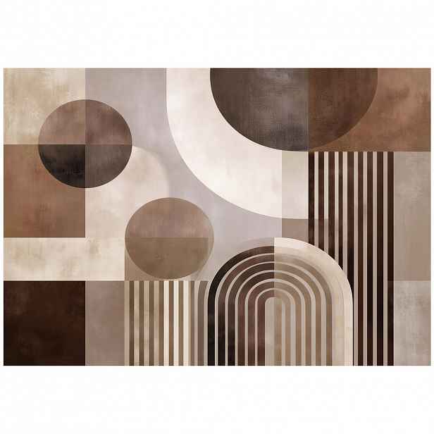 Wallarena FOTOTAPETA Art Deco Abstraktní Hnědá 150x105 cm