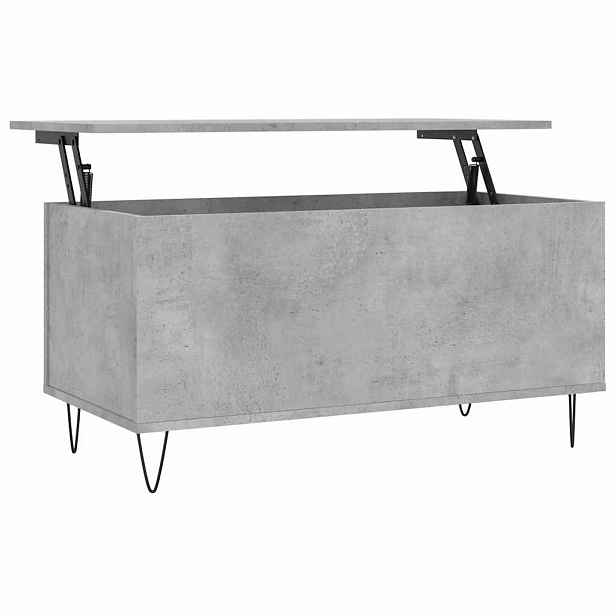 vidaXL Konferenční stolek betonově šedý 90x44,5x45 cm kompozitní dřevo