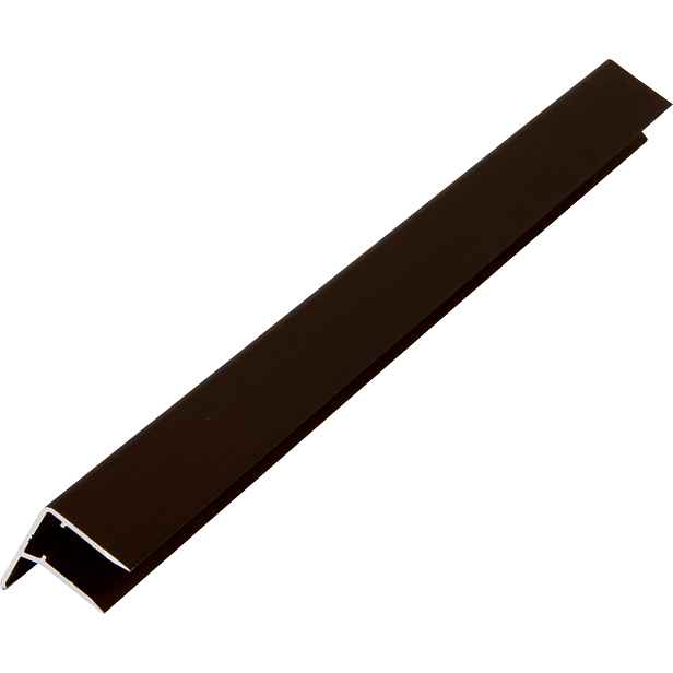 Profil U ukončovací s okapnicí hliníkový elox bronz 10 mm délka 6,4 m