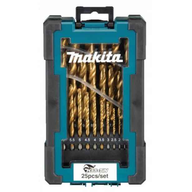 Sada vrtáků Tytan 1-13 mm Hss-tin 25 Ks Makita