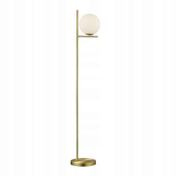 Stojací podlahová lampa koule Pure zlatá Trio