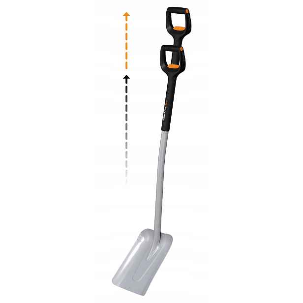Fiskars Xact Teleskopická lopatka na písek z uhelného štěrku 121-140 Cm