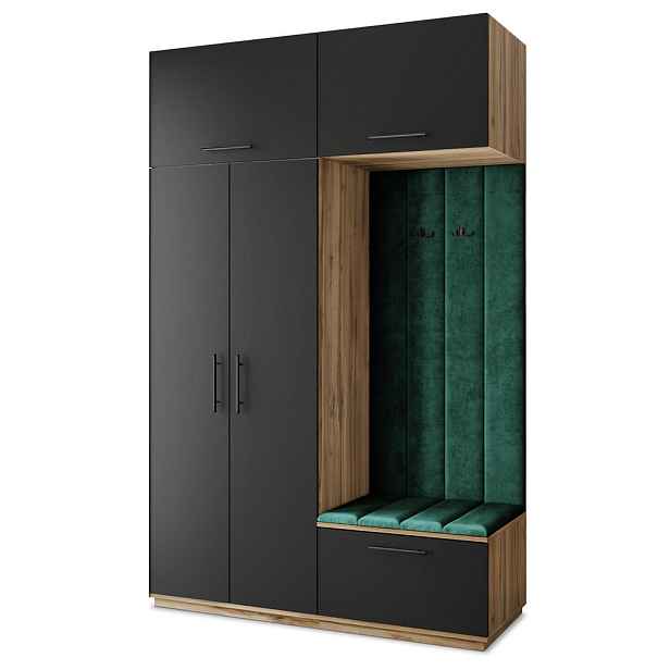 MASSENO MODERNÍ PŘEDSÍŇOVÁ SESTAVA REMA, 150/240/60 cm, dub Wotan