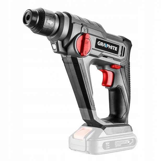 akumulátorové vrtací kladivo Sds+ Energy+ 18 V, kartáčový motor Graphite