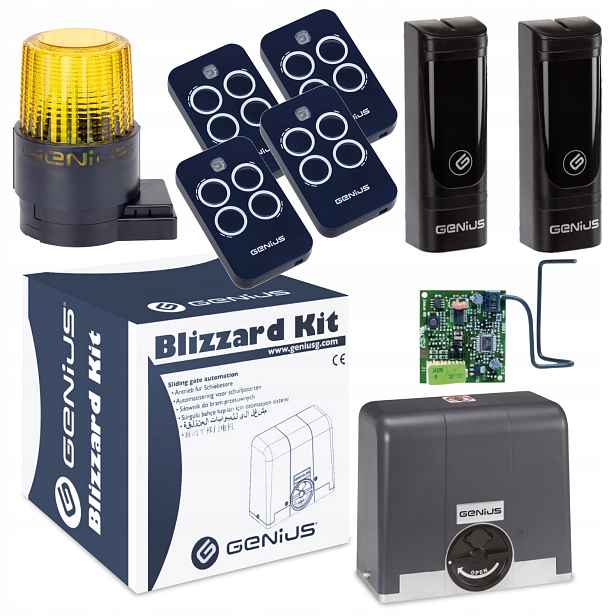 Genius Blizzard 500 Lampa Guard 230V Pilot Echo 4ks Pohon posuvné brány