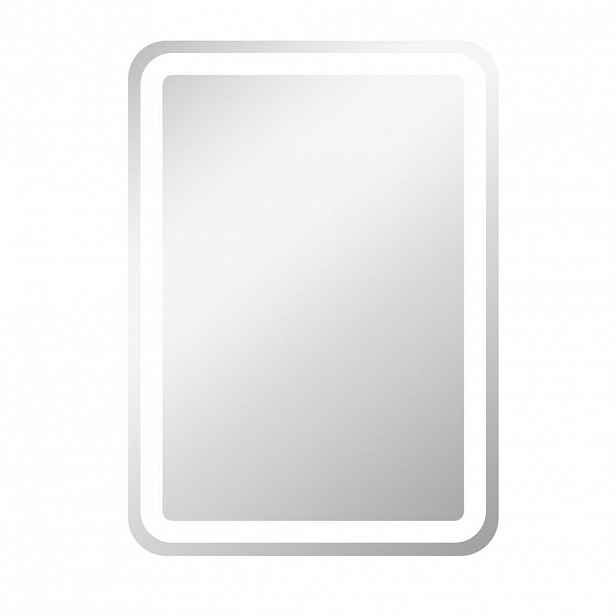 HOMCOM KOUPELNOVÉ ZRCADLO, 50 x 70 cm LED koupelnové zrcadlo se 3 barvami světla, dotykový spínač