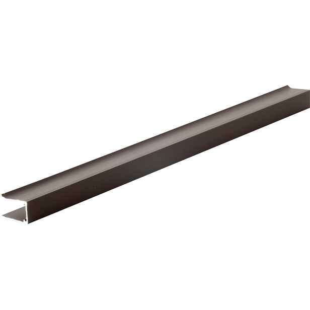 Profil U ukončovací hliníkový elox bronz 10 mm délka 6,4 m