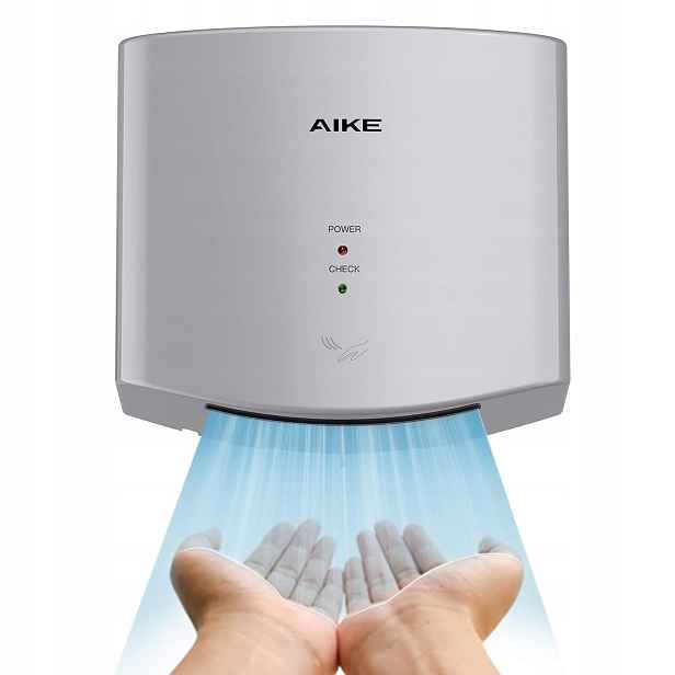 Sušička rukou Aike AK2630S 1400W automatická stříbrná 220V