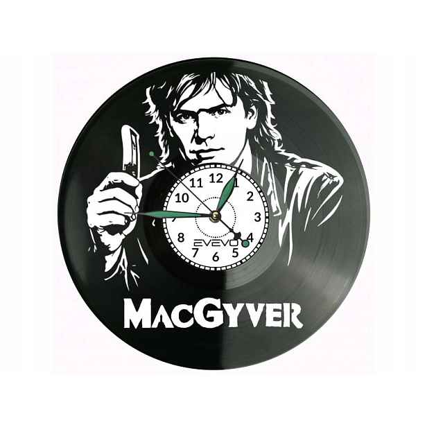 Macgyver Seriál Nápad na Dárek Nástěnná Dekorace z vinylové desky