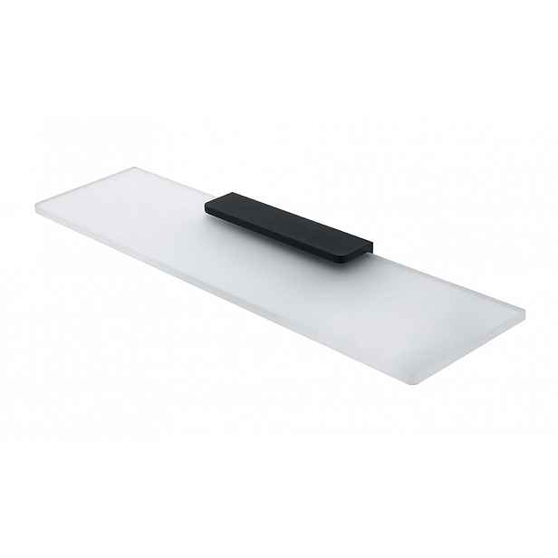 Nimco Maya - Polička, 50 cm, matné sklo/černý mat MAC 29091B-50-90