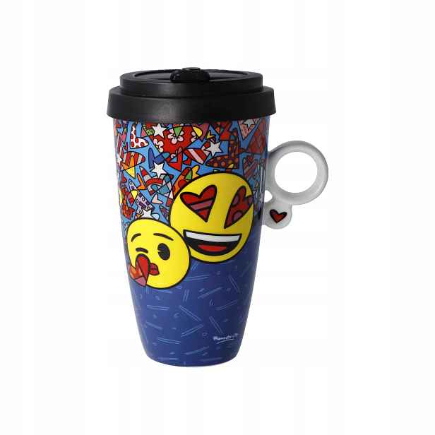 Romero Britto-I Love You-Šálek s sebou 500 ml