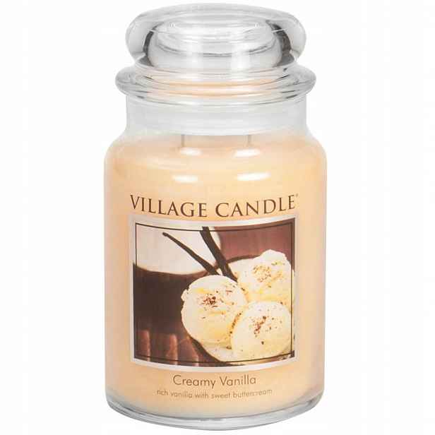 Velká svíčka Creamy Vanilla Village Candle