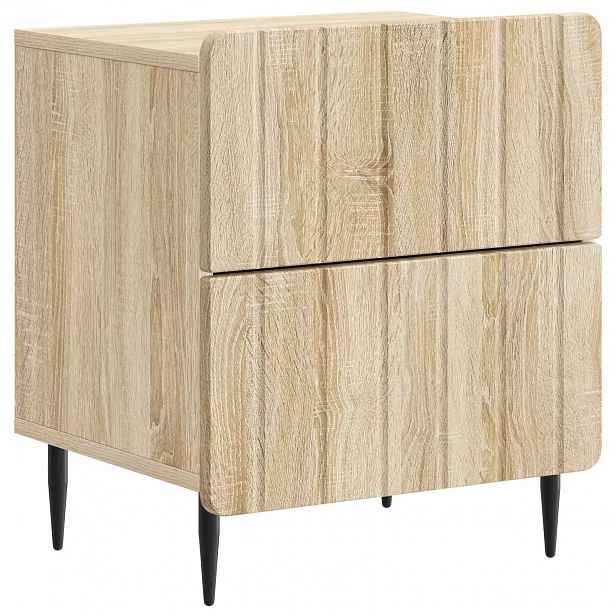 vidaXL Noční skříňka Dub sonoma 43 x 34,5 x 49,5 cm Kompozitní dřevo