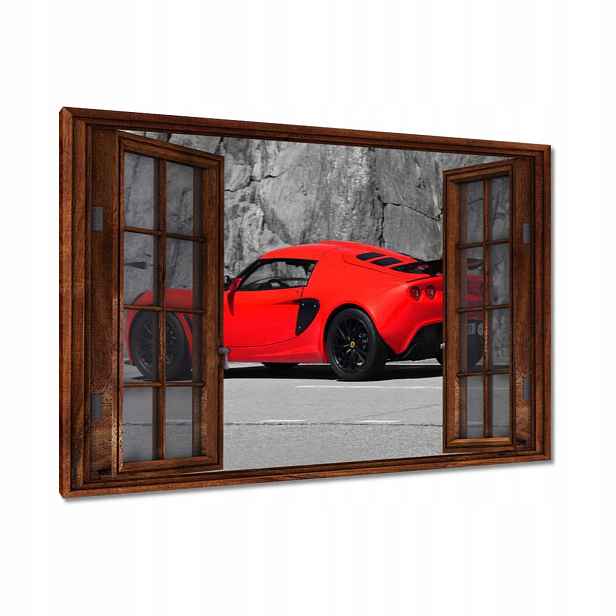 Obrazy 90x60 Červený Lotus