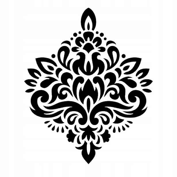 Omítací Šablona LuxBud Ornament 2b 62x51 cm Opakovaně použitelná
