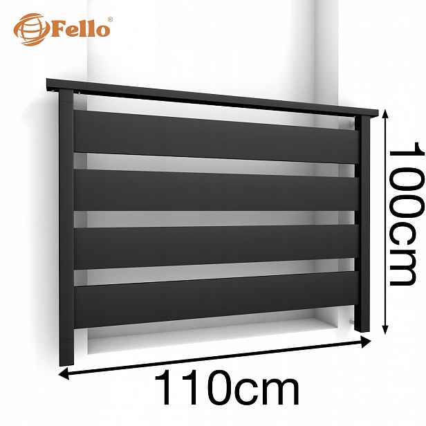 Simple Francouzský balkon 110 cm Balustrada Ral