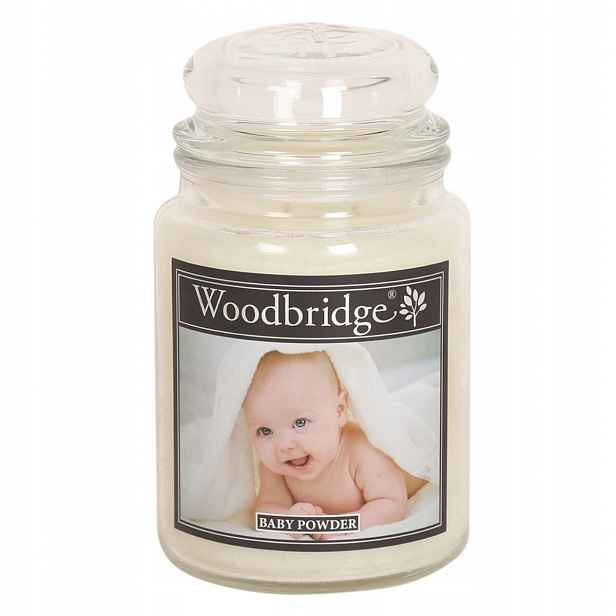 Velká svíčka Baby Powder Woodbridge