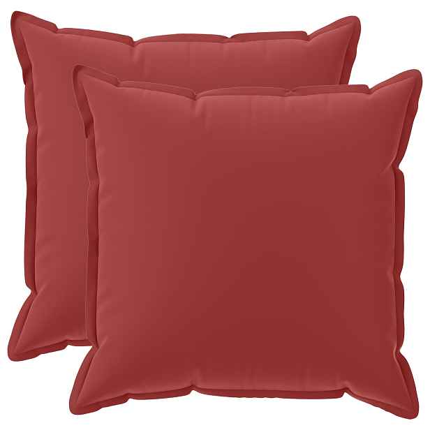 vidaXL Polštář 2 ks HOUTEN Víno Červené 55 x 55 cm Polyester