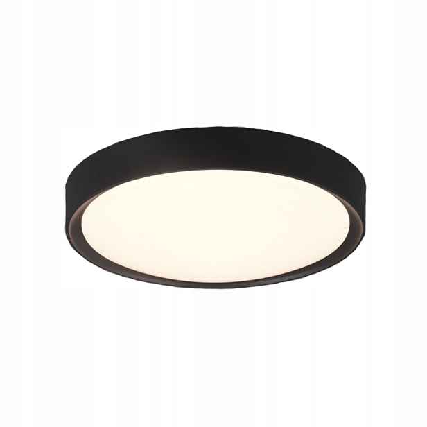 Lampa do koupelny stropní svítidlo kulatý černá Trio