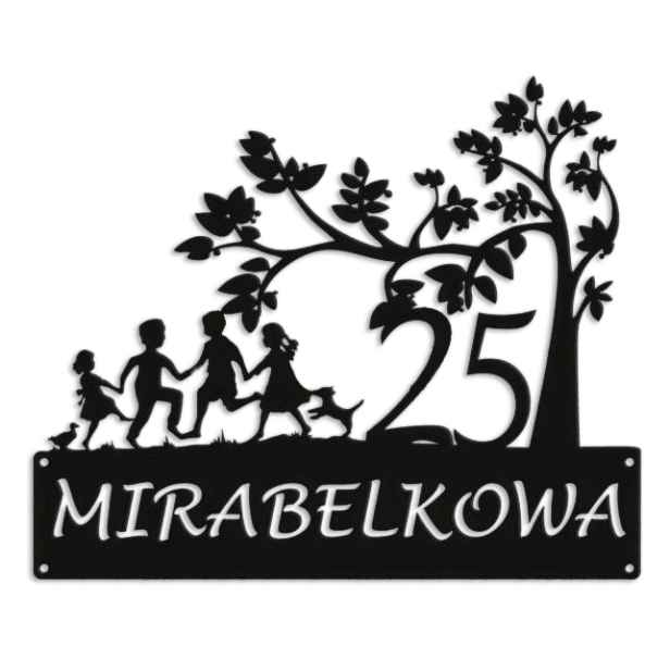 Číslo Na Dům 48 cm Tabule Adresa Ocel 2 mm Mirabelková úl