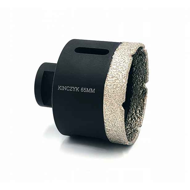 Korunka Diamantová Korunkový Vrták Pro Gres Dlaždic 65 mm M14 Kinczyk