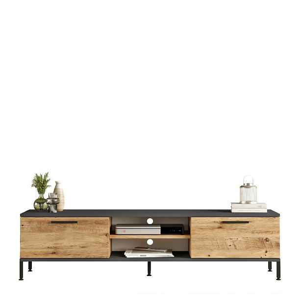 Televizní stolek Rio Atlantic Pine and Anthracite