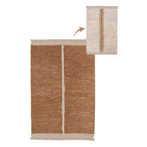 Bavlněný koberec v béžovo-cihlové barvě 170x240 cm Duetto Toffee – Lorena Canals