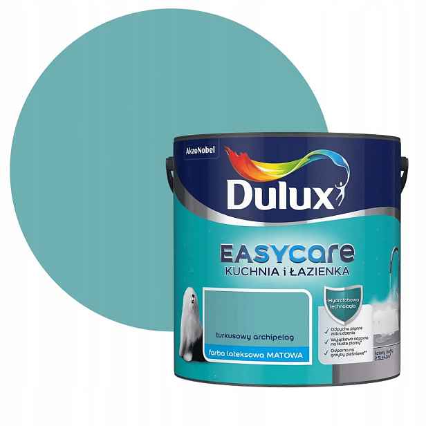 Dulux Easy Kuchyně Koupelna Tyrkysová souostroví 2,5L Mat