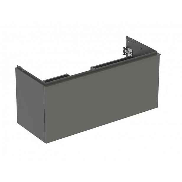 Geberit Acanto - Umyvadlová skříňka, 118x54x48 cm, 2 zásuvky, lávová 503.006.JK.1