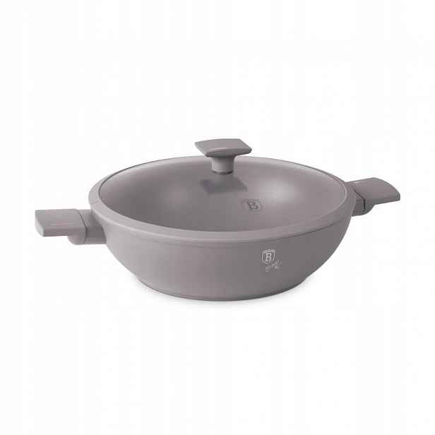 Pánev Wok 28 cm S Víkem Berlinger Haus BH-8098 Taupe Collection