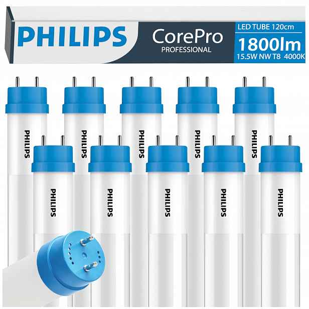 Philips Led zářivka Tuba 120 cm 15,5 W 36 W 1800 lm 4000 K CorePro 10 x Tuba