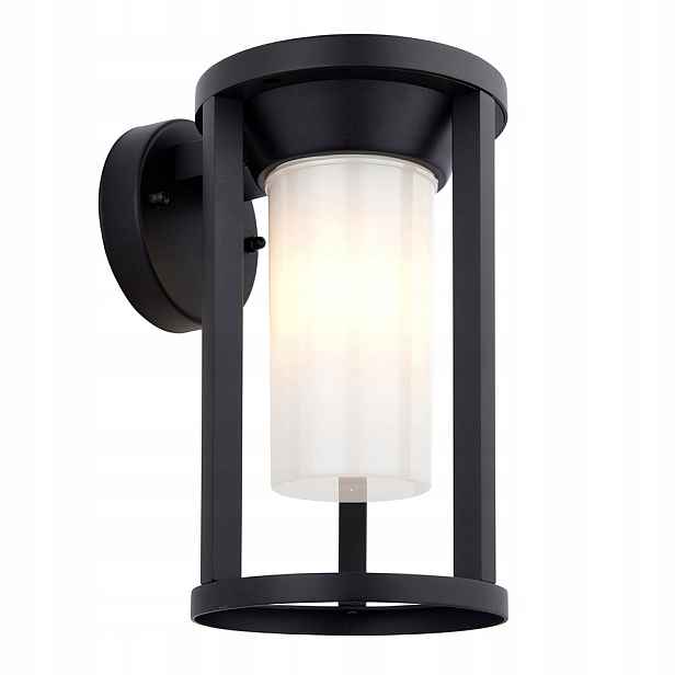 Endon Venkovní nástěnné svítidlo Černá Tuba E27 10W IP44 Led