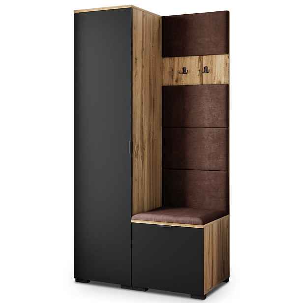 MASSENO MODERNÍ PŘEDSÍŇOVÁ SESTAVA LORI, 95/181/51 cm, dub Wotan