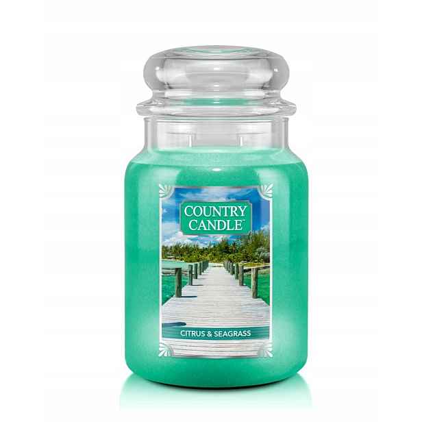 Vonná svíčka parafínová Citrus & Seagrass Country Candle 1 ks