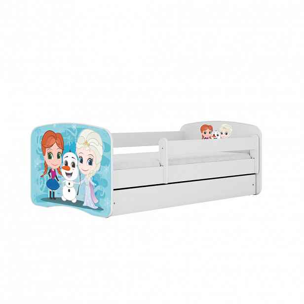 RAUMHIRSCH FURNITURE DĚTSKÁ POSTEL se zásuvkou Zimní sestry 160/80 90/61/164