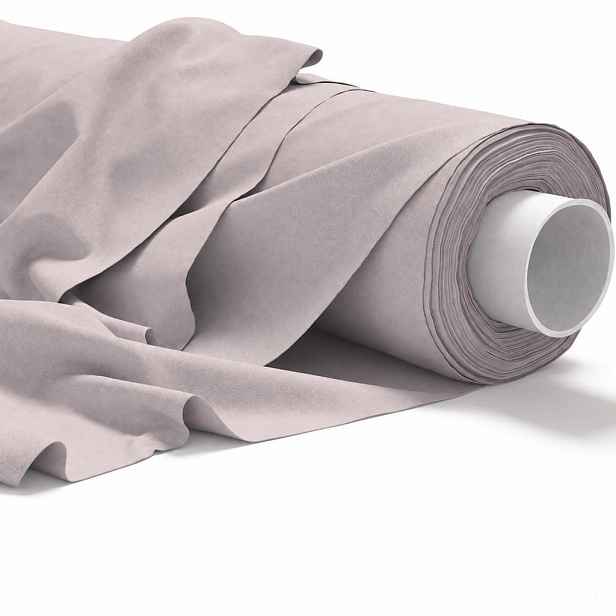 Dreamroots BAVLNĚNÁ LÁTKA světle šedá, šířka 160 cm, 145 g/m², jednobarevná světle šedá, měkké plátno na dekorace, polštáře a DIY projekty
