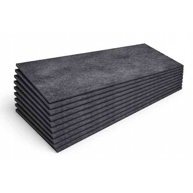 Kaseton 3D nástěnný panel 50x100 Beton Grafit Kazety Moderní 10 Ks