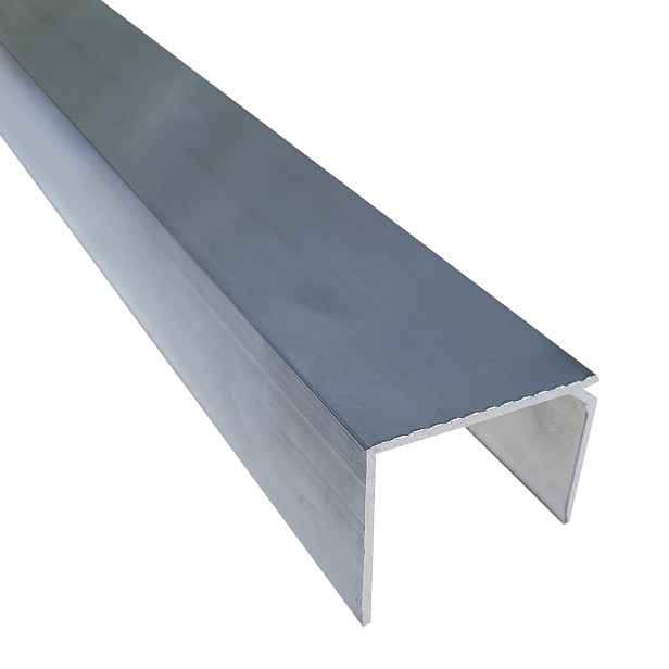 Profil U ukončovací se zobáčkem hliníkový elox 32 mm délka 6,4 m